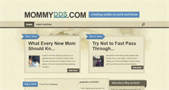 Desktop Screenshot of mommydds.com